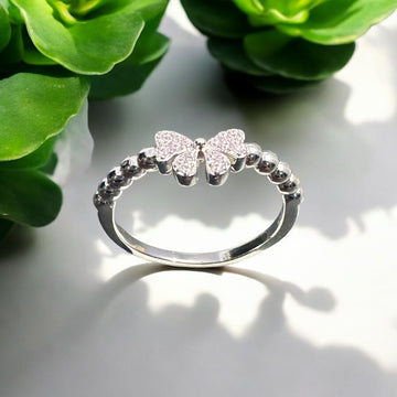 925 Sterling Silver Butterfly Ring