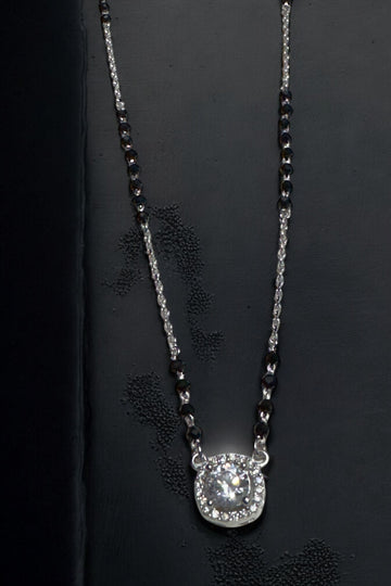 Silver Sleek Mangalsutra made with Pure 92.5 Silver