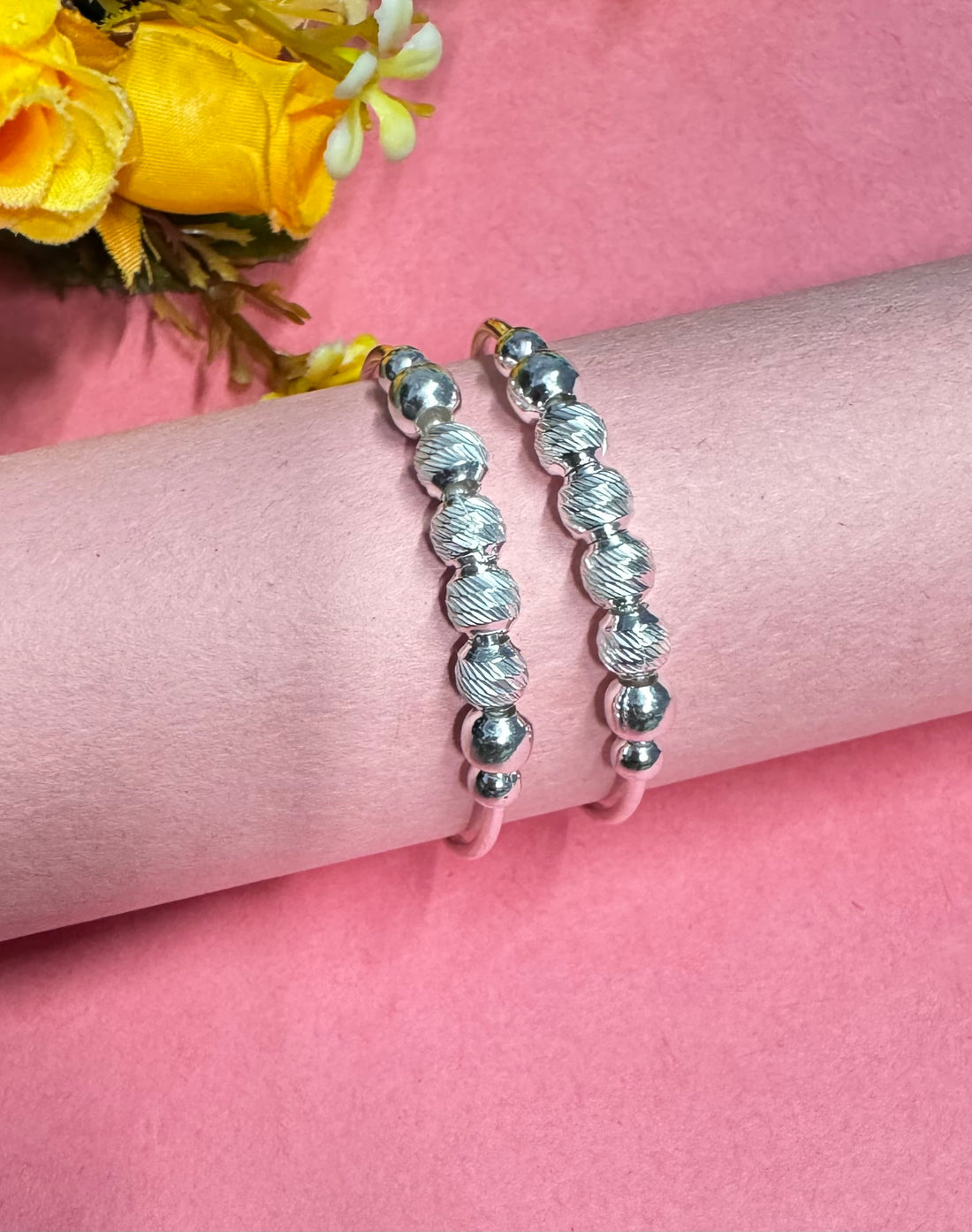 Simple 92.5 Sterling Silver Kada for Babies – Anti-Tarnish & Safe
