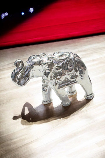 Silver Elephant idol for Pooja and Show piece