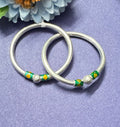 Silver baby kada