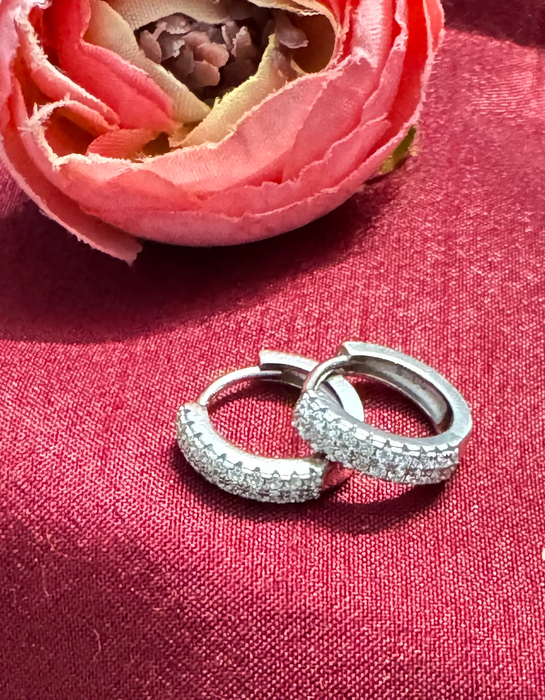 Two line zirconia studded Bali in 92.5 HM Silver