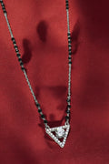 Silver Promise Mangal Sutra Triangle shape made with 925 Silver