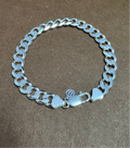 Silver chain bracelet 