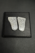 92.5 Sterling Silver Lakshmi Charan Paduka for Pooja (3.5g)