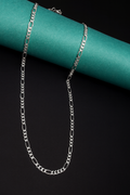 925 sterling silver Figaro chain for men, Italian classic link necklace by ASG Silver House