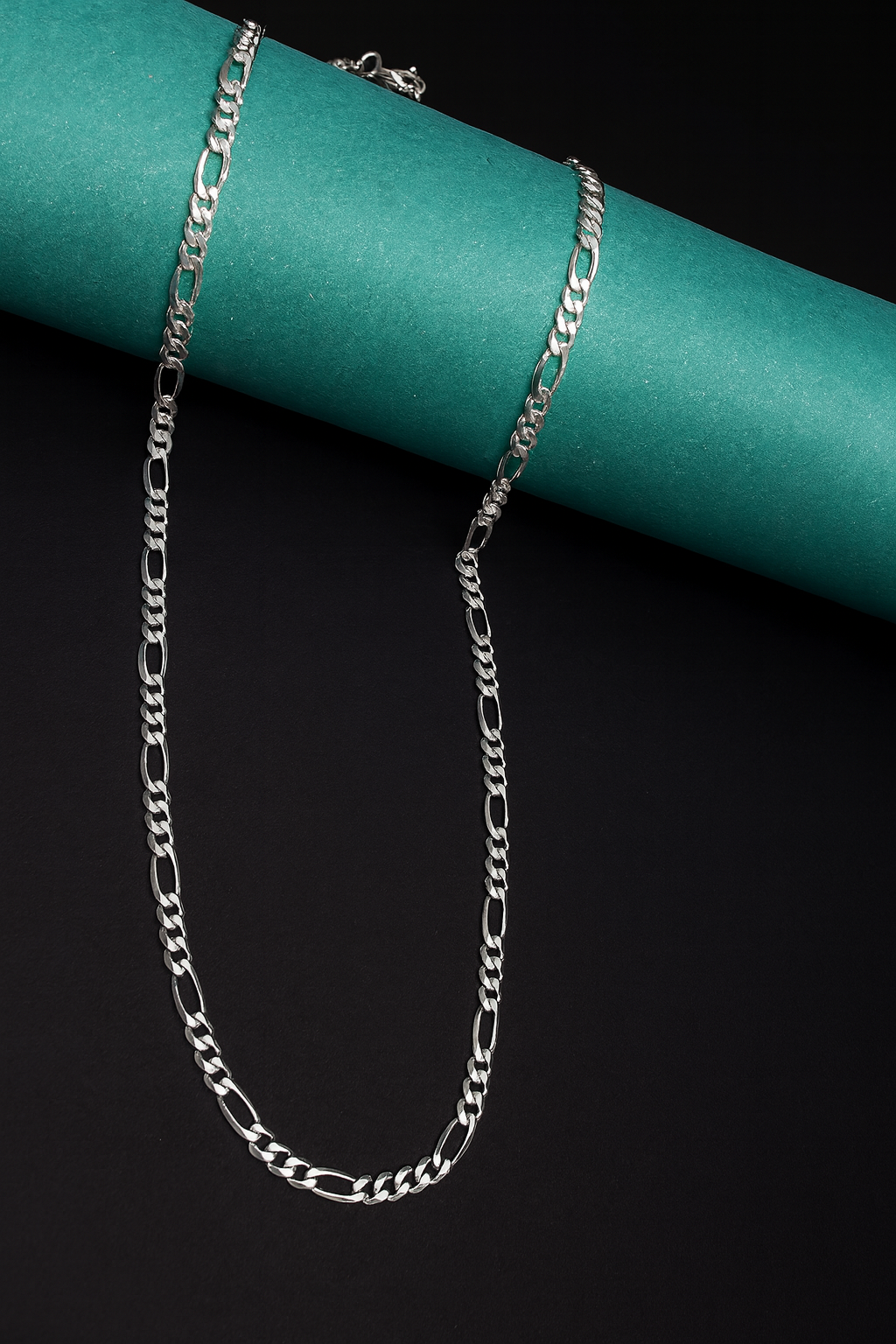 925 sterling silver Figaro chain for men, Italian classic link necklace by ASG Silver House