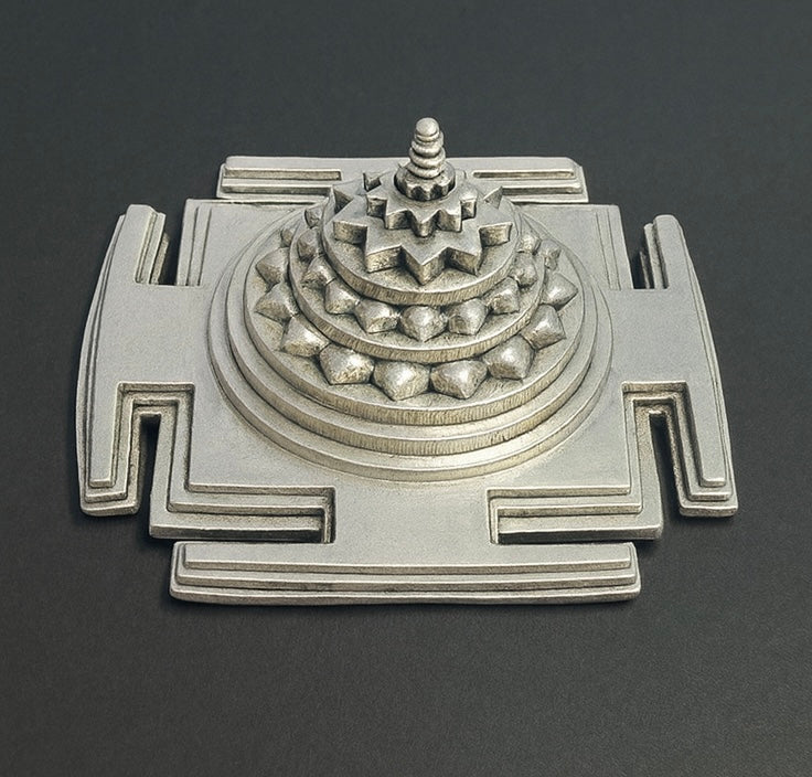 925 sterling silver Meru Shri Yantra for Vastu dosh correction and prosperity