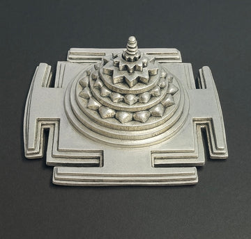 925 sterling silver Meru Shri Yantra for Vastu dosh correction and prosperity