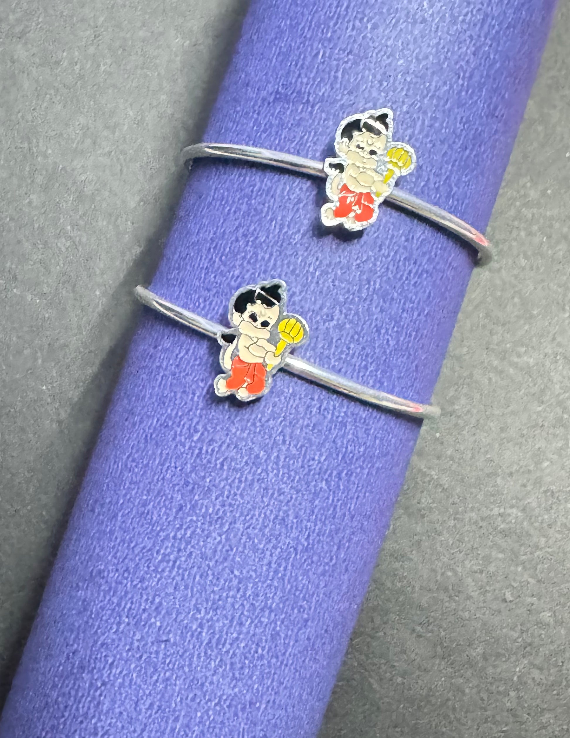 pure silver chota bheem babay kada