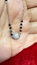 Silver Mangalsutra Trending Ball look made with 925 Silver
