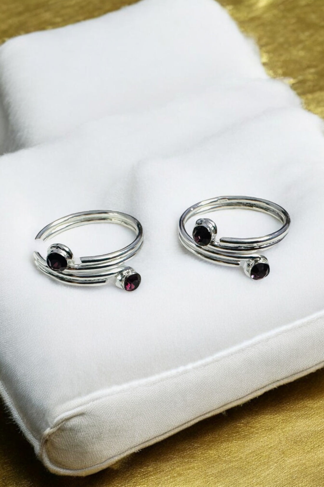 Adjustable 92.5 sterling silver toe ring for women