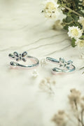 Adjustable sterling silver toe ring for women