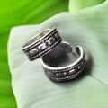 Antique finish silver toe rings for women