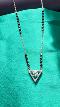 Silver Promise Mangal Sutra Triangle shape made with 925 Silver