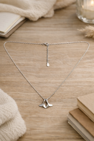 Twin Fly with beautiful chain set for mode look in 92.5 HM Silver