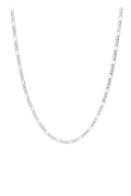 Classic Figaro silver chain for men in 92.5 sterling silver, perfect for daily wear and parties