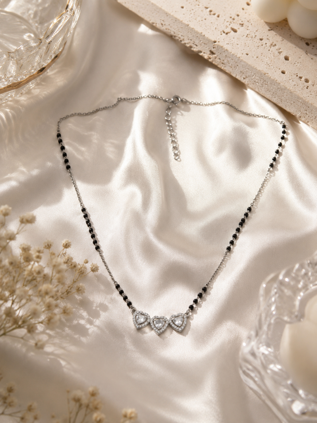 Contemporary Heart Motif Mangalsutra for Women