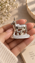 Sterling Silver Cow and Calf Gift for Housewarming