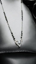 Silver Promise Mangal Sutra Triangle shape made with 925 Silver