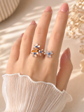 Diamond Look Cocktail Ring
