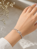 Elegant infinity bracelet for women