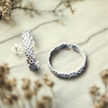 Floral style sterling silver toe rings 92.5