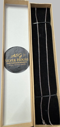 Stylish sterling silver chain payal foot jewelry
