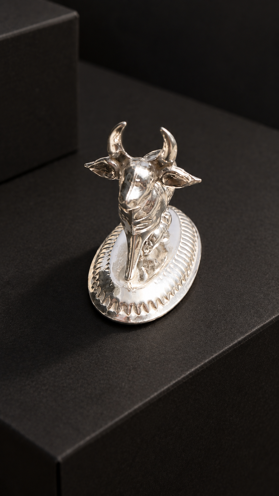 Silver Gay Bachra Murti by ASG Silver House