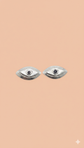 Handcrafted silver eyes symbolic of divine sight and spiritual protection