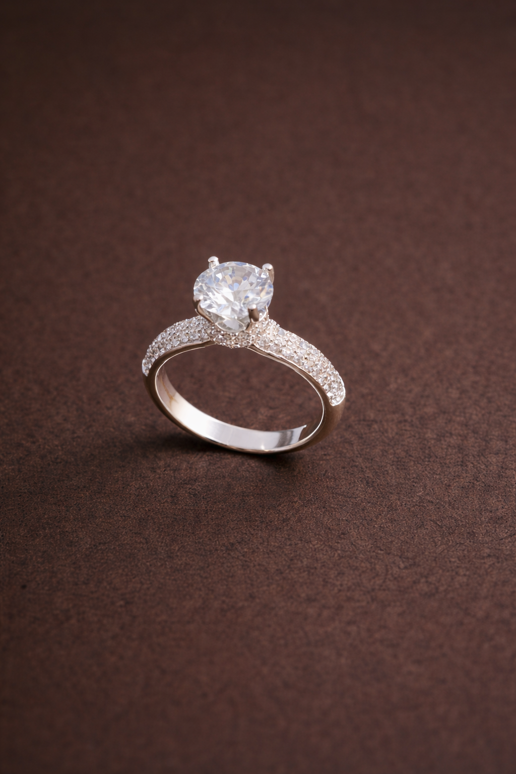 High quality sterling silver ring for women contemporary design