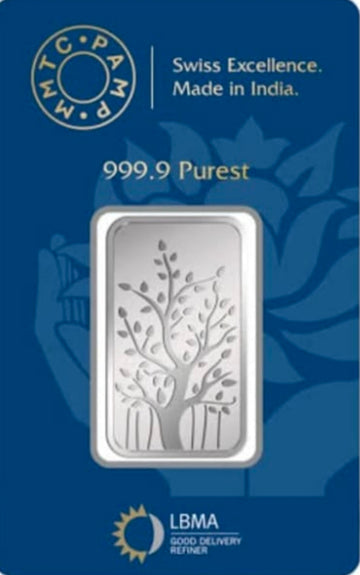 10g BAYAN TREE MMTC-PAMP SILVER BAR 24k 99.99 PURE SILVER