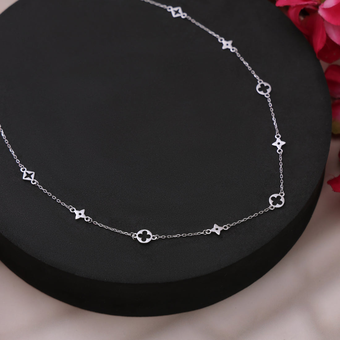 NECK LINE WITH STARS 92.5 HM SILVER CHAIN