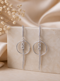 Infinity Hoop Bali Earrings in 92.5 Sterling Silver