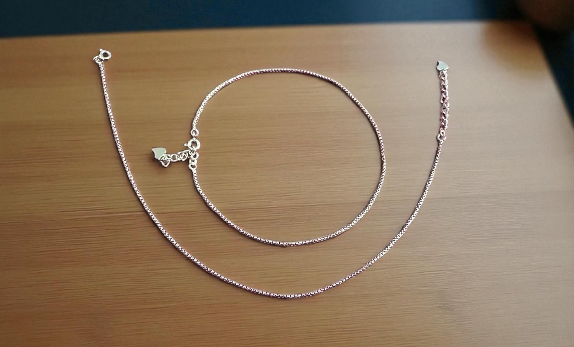 Lightweight 925 silver payal with stylish design