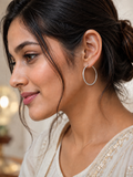 Lightweight Sterling Silver Bali Earrings