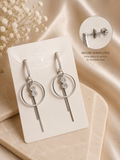 Lightweight Sterling Silver Hoop Bali Earrings