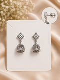 Wedding Silver Jhumkas