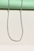 Lightweight durable 925 silver men’s chain modern fashion accessory