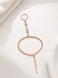 Luxury finger chain bracelet for girls