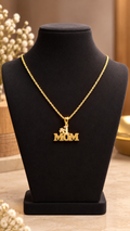 MOM pendant necklace for women in 92.5 sterling silver