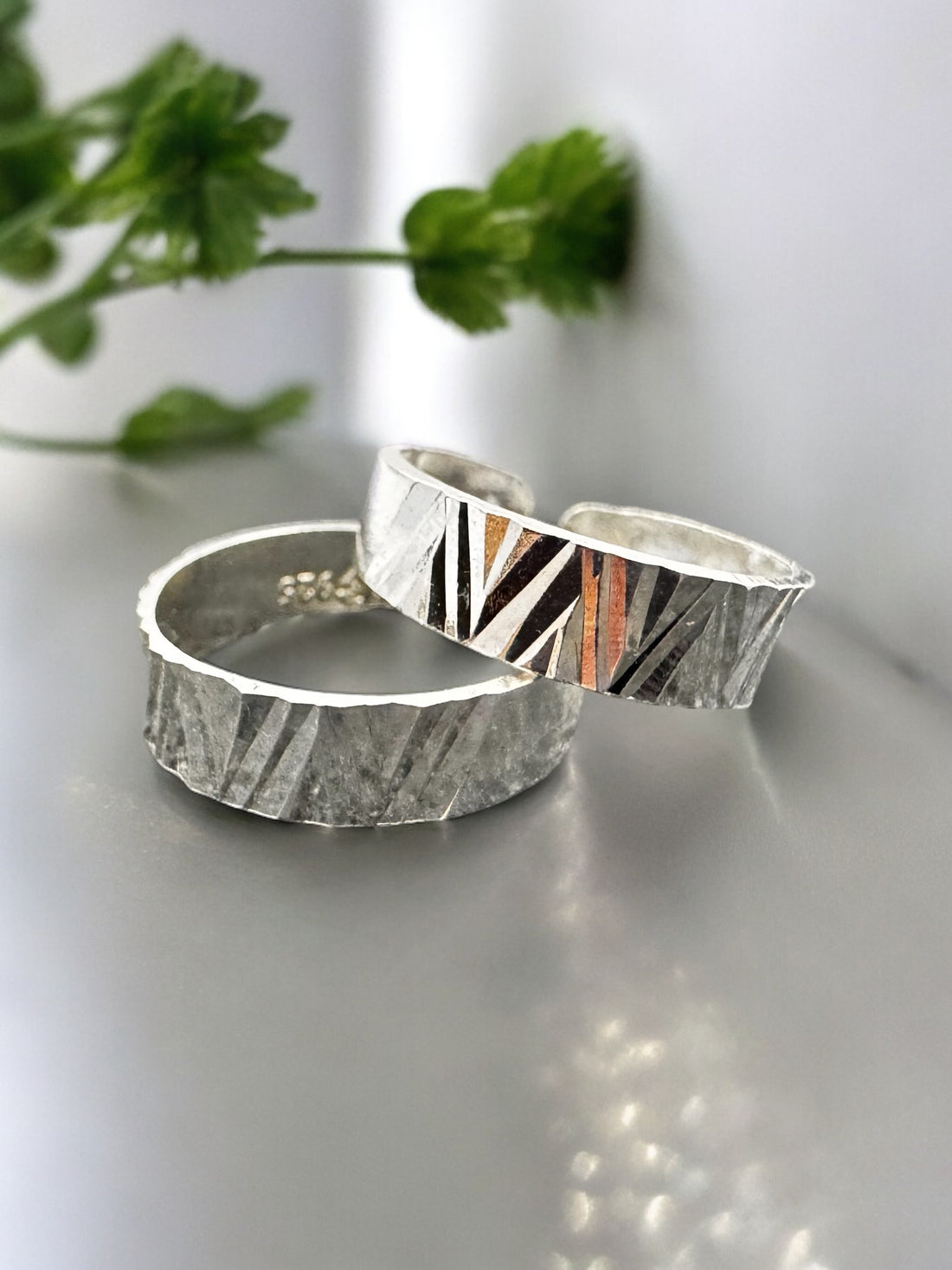 Minimalist sterling silver toe ring 92.5