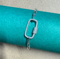 Modern Sterling Silver Jewelry Bracelet