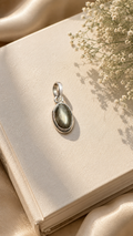 Natural Pyrite Pendant in 925 Sterling Silver