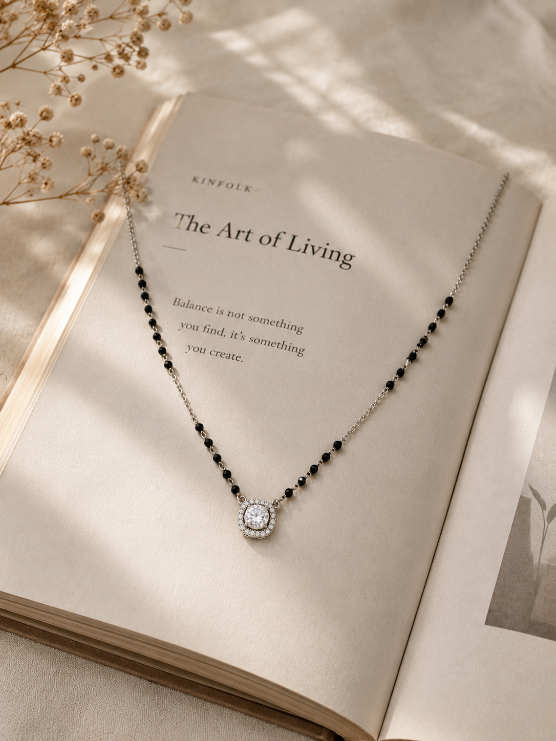 Premium 925 Silver Mangalsutra for Sensitive Skin