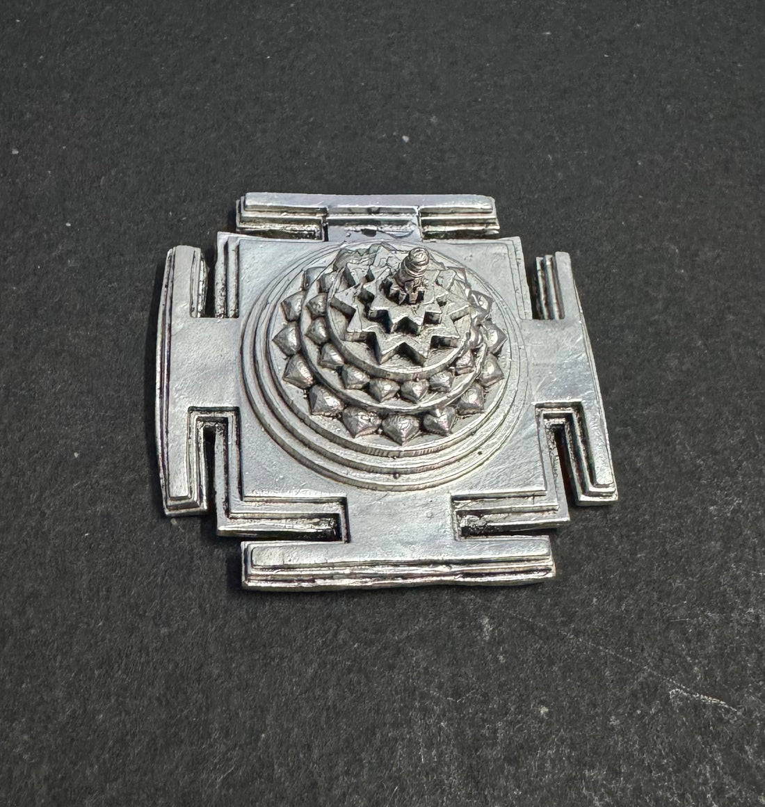 925 sterling silver Meru Shri Yantra for Vastu dosh correction and prosperity