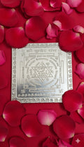 Pure silver Swastik with Shri engraving – 2 inch handcrafted religious symbol