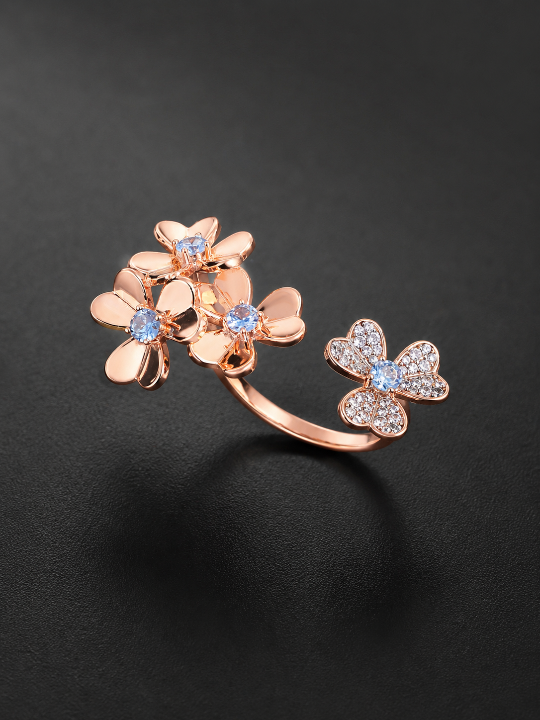 Silver Rose Gold Ring