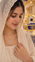 Swarovski Ik Onkar Sikh Religious Jewellery Pendant