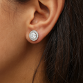 Handcrafted sterling silver Swarovski earrings – 3-in-1 convertible jewelry